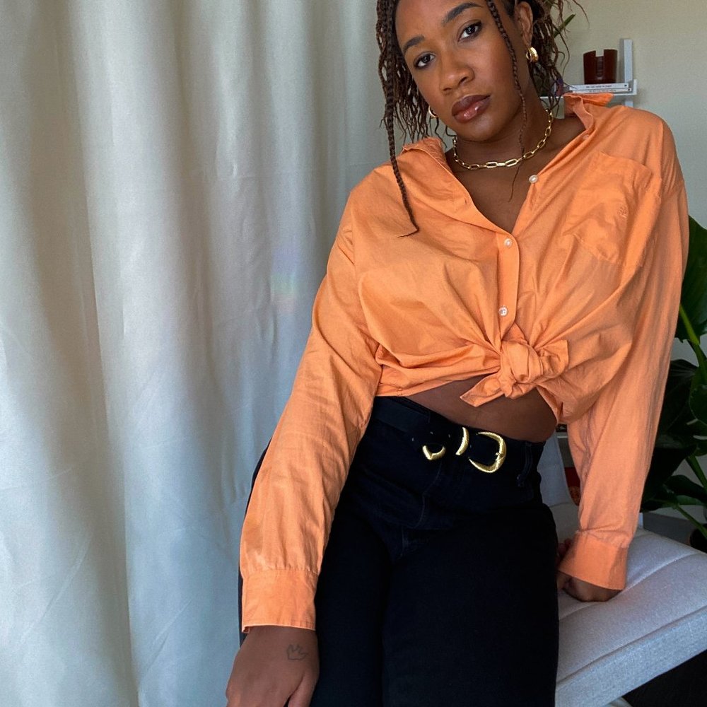 Vintage 100% cotton button up by Ralph Lauren